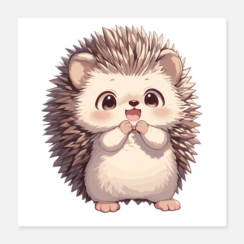 Igel Poster 40x40 cm