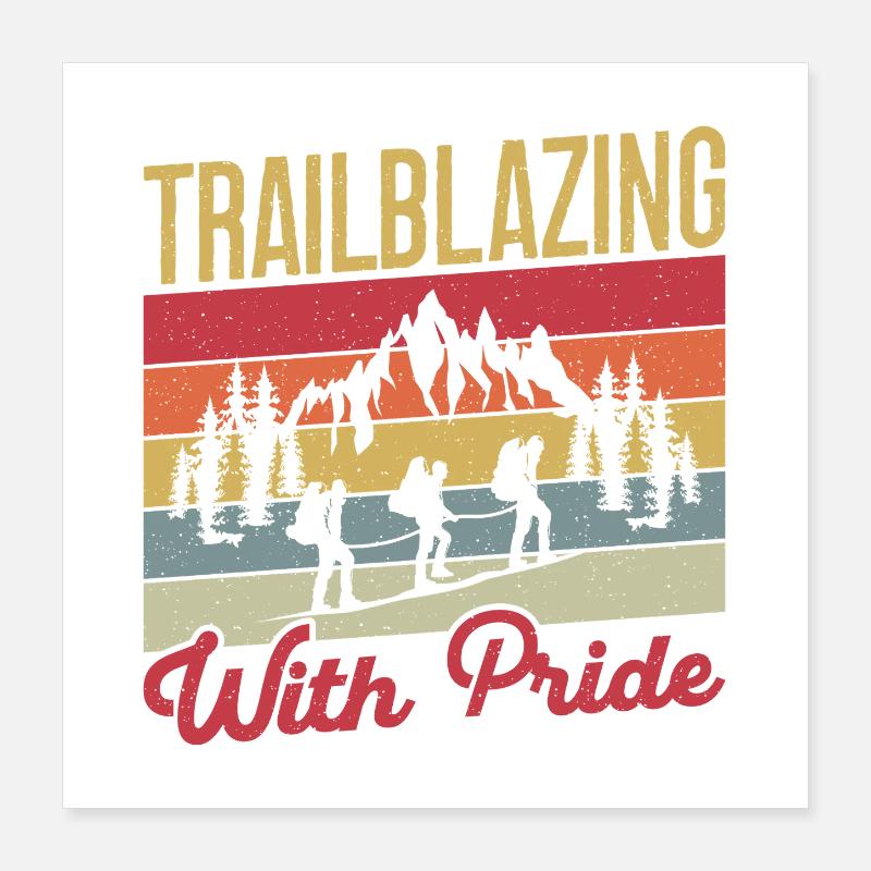 Chef scout Trailblazing Whit Pride Scout Poster 40 x 40 cm