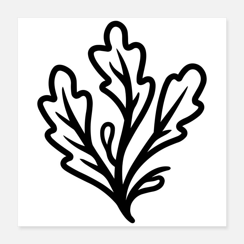 alga Poster 16" x 16" (40x40 cm)