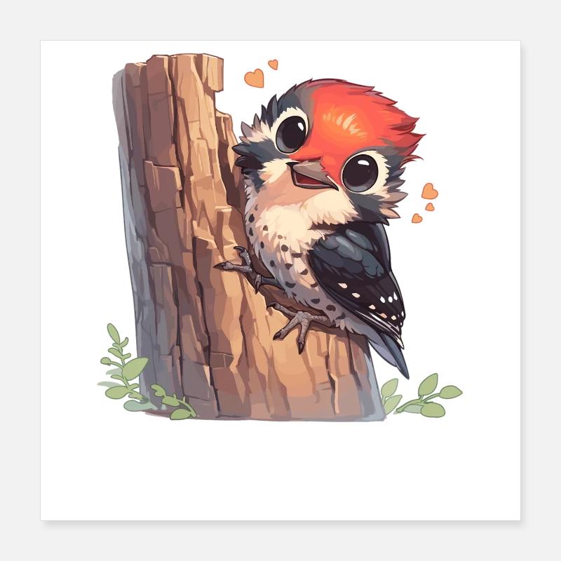 Pic Pic Poster 40 x 40 cm