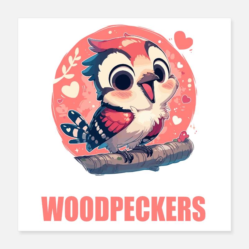 Pic Pic Poster 40 x 40 cm