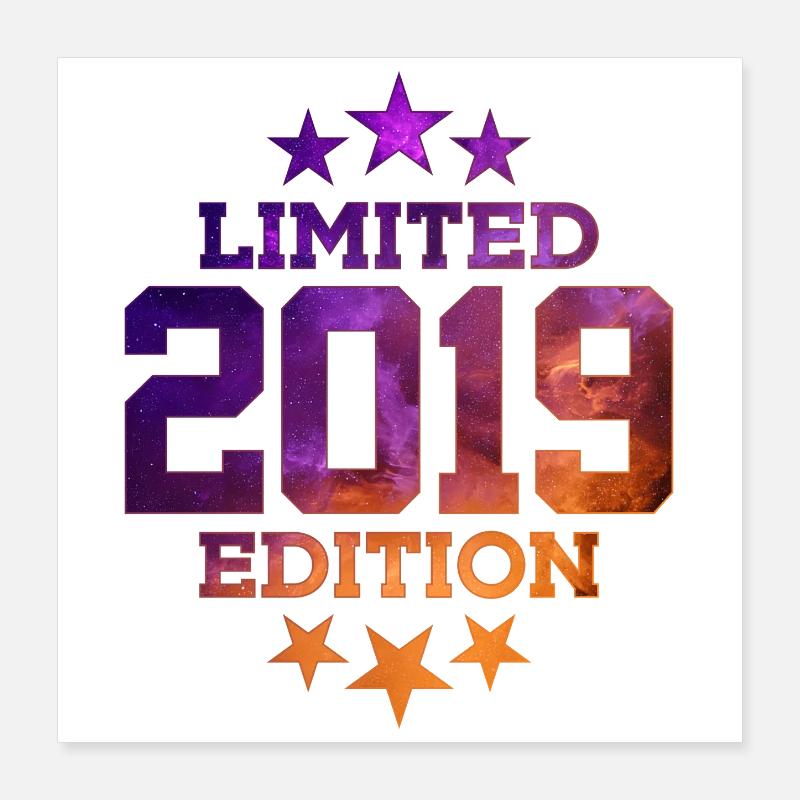 ÉDITION LIMITÉE 7E ANNIVERSAIRE 2019 Poster 40 x 40 cm