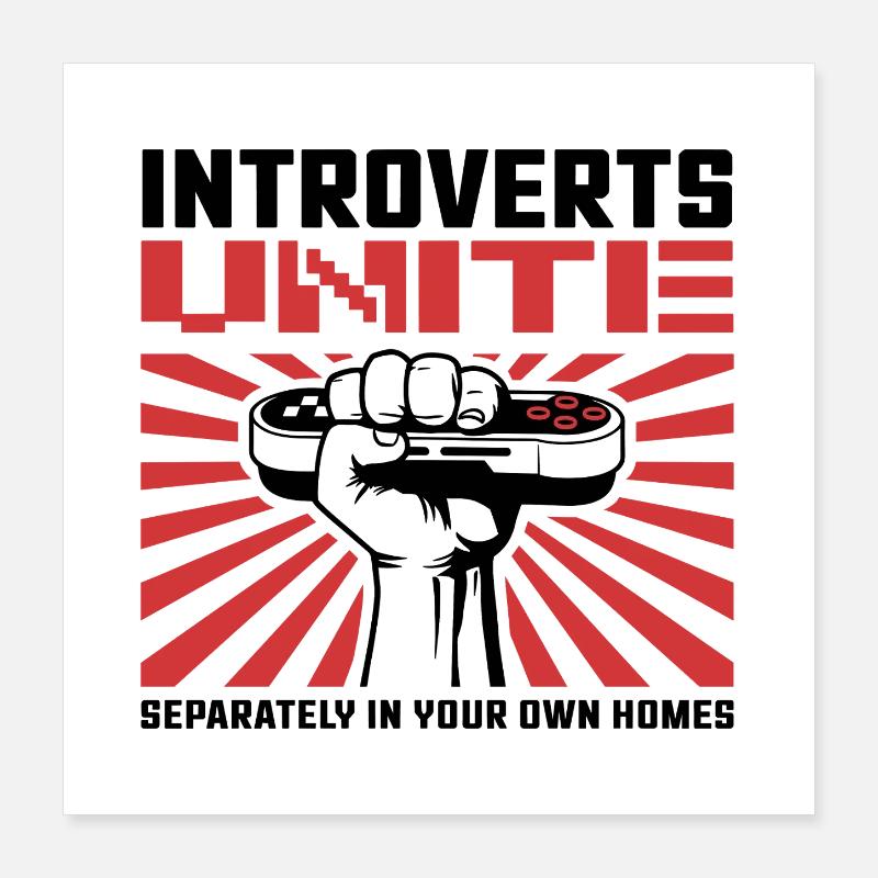 Rayons du poing unis Poster 40 x 40 cm