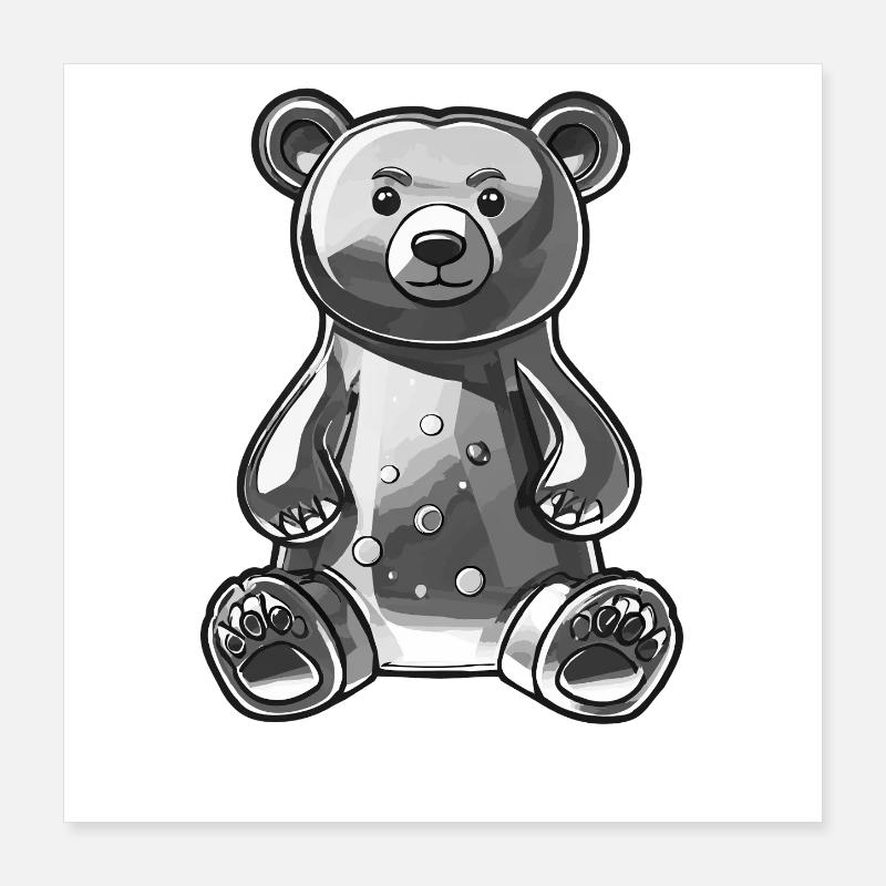 Gummy bear Poster 16" x 16" (40x40 cm)
