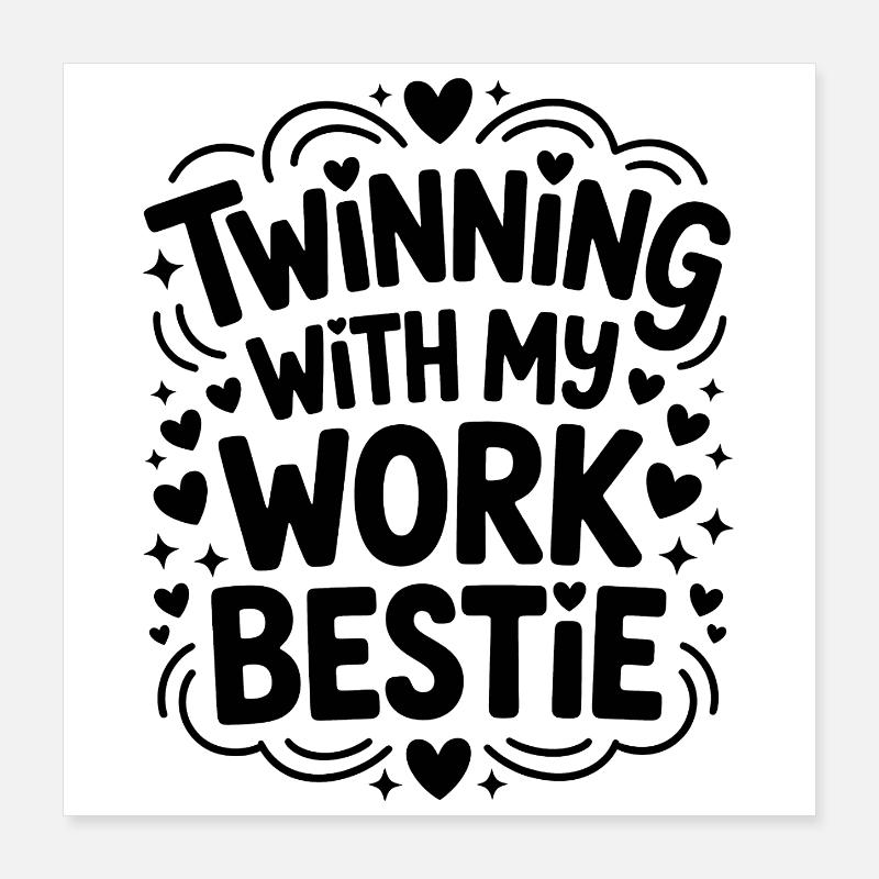 Girlfriend Profession Saying Funny Work Job Gift Poster 16" x 16" (40x40 cm)
