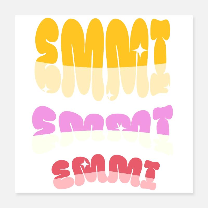 Emmi Nom Emmily Emmi Prénom Poster 40 x 40 cm