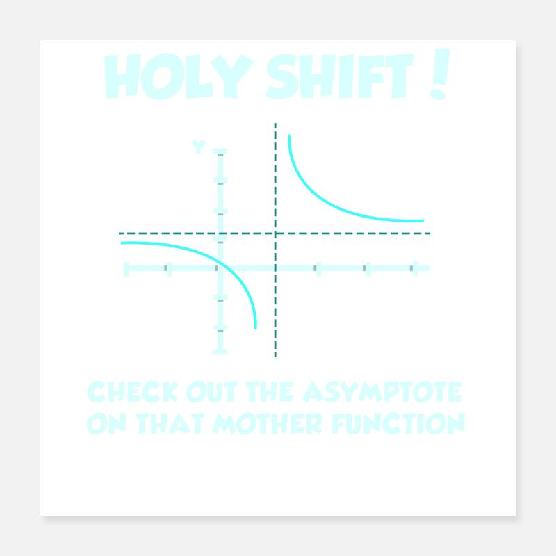 Mathematik Mathe Mathelehrer Mathematiker Poster 40x40 cm