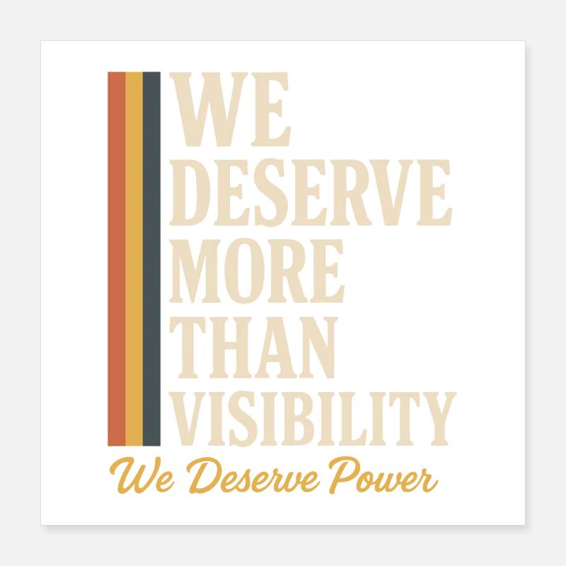 Groovy Pride Retro Égalité Queer Histoire Poster 40 x 40 cm