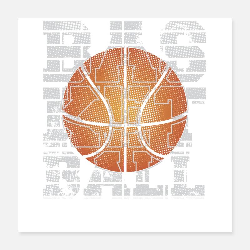 Basket-ball Poster 40 x 40 cm
