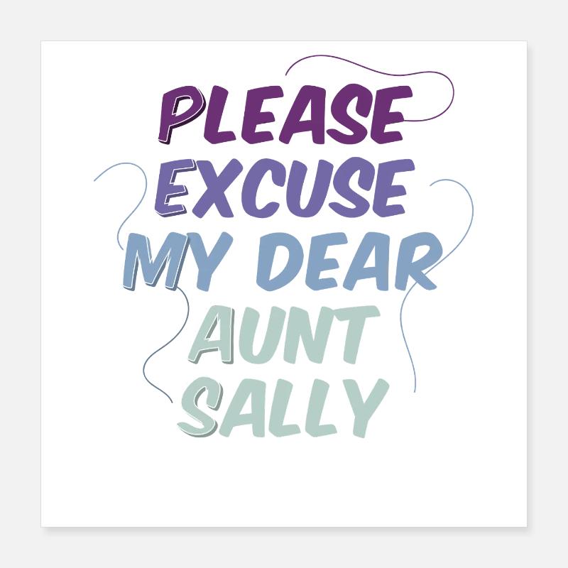 Math Nerd Étudiants Professeur d’Université Mathématiques Poster 40 x 40 cm