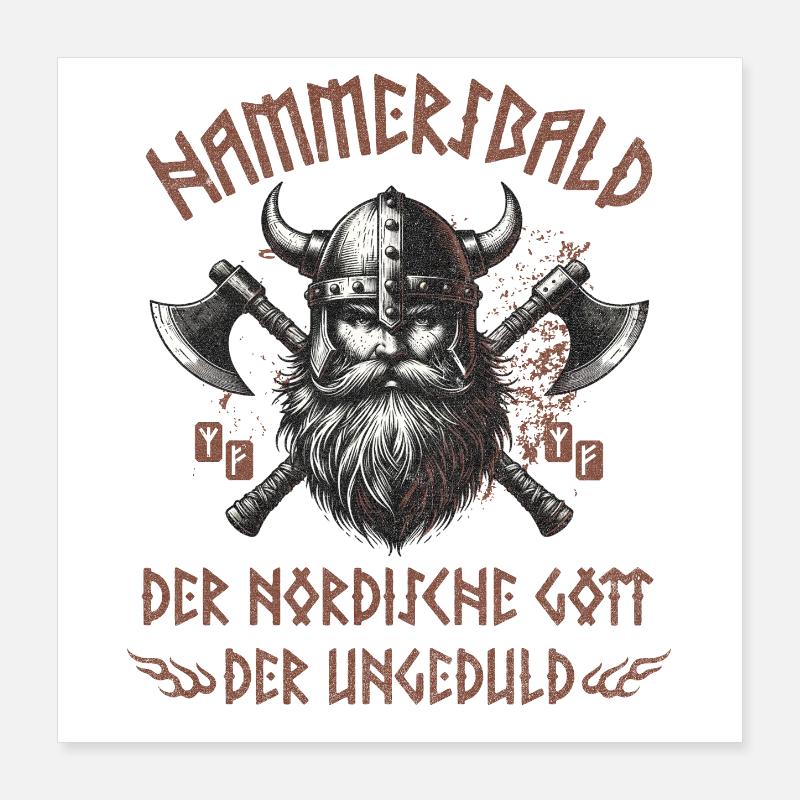 Hammersbald Poster 40x40 cm