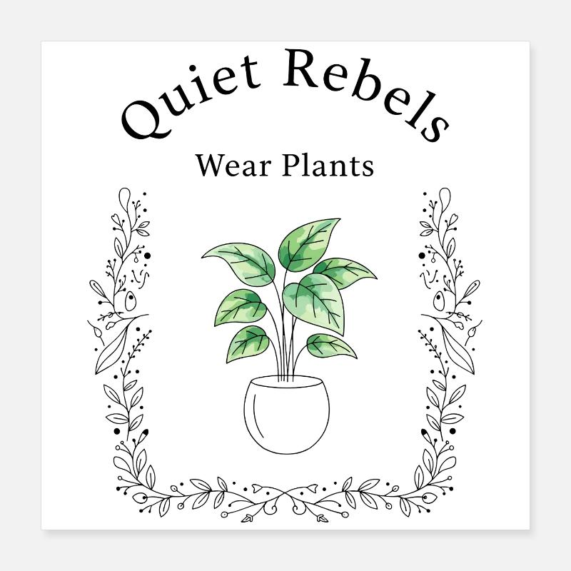 Nature Grows Poster 16" x 16" (40x40 cm)