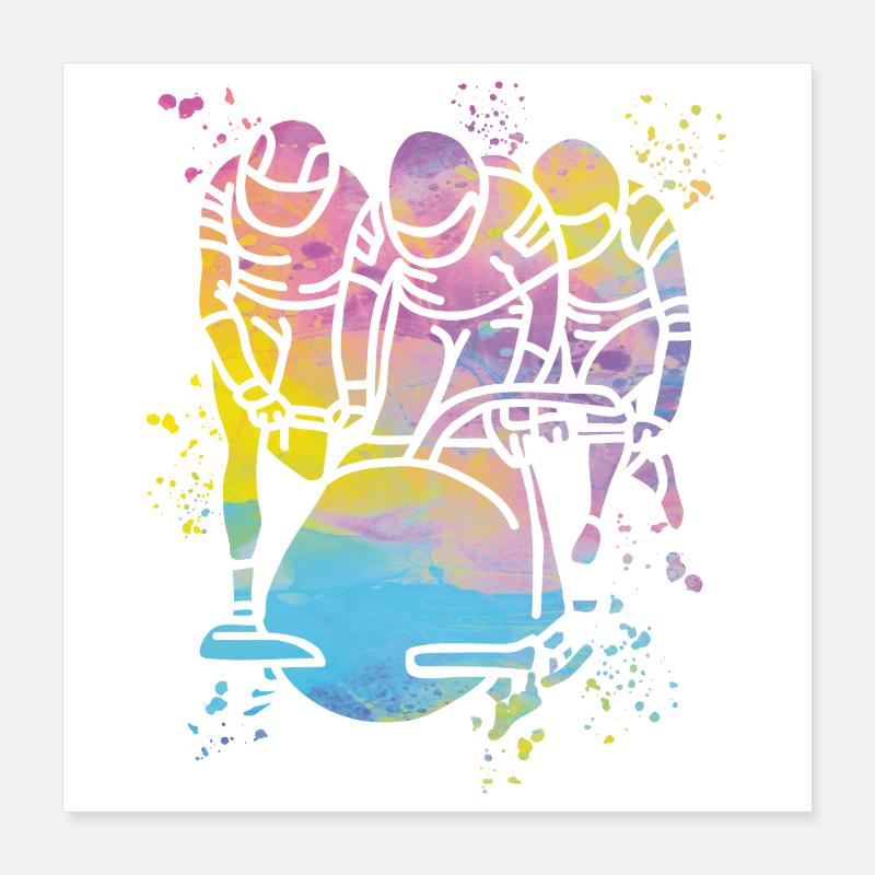 Bob Team Anschieber Bob Poster 40x40 cm