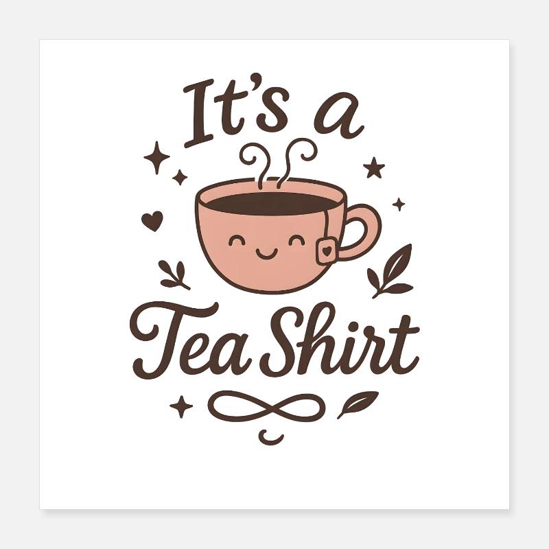 Mignon c’est un dessin de jeu de mots sur le t-shirt Poster 40 x 40 cm