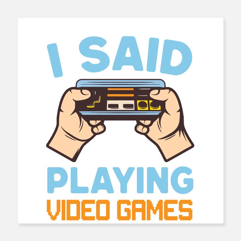 Jeu Poster 40 x 40 cm