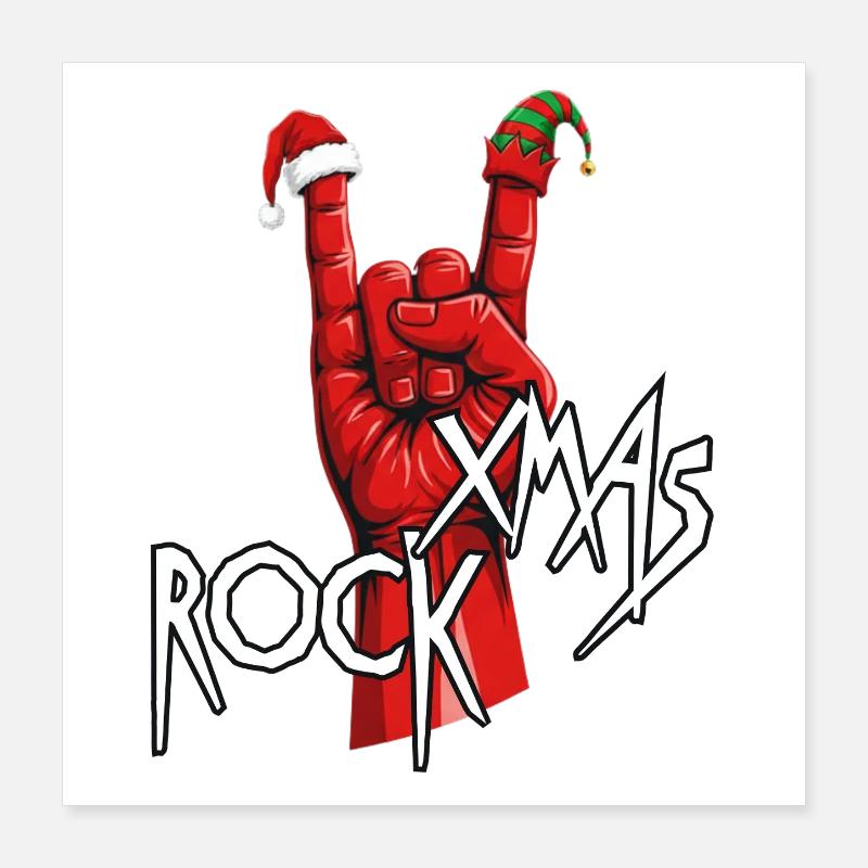 Roche de Noël Main Poster 40 x 40 cm