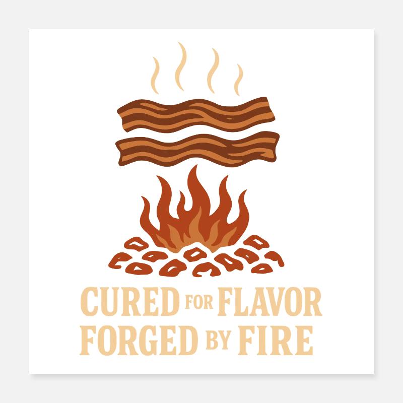 Fumoir à viande Jerky Maker Bbq Poster 40 x 40 cm