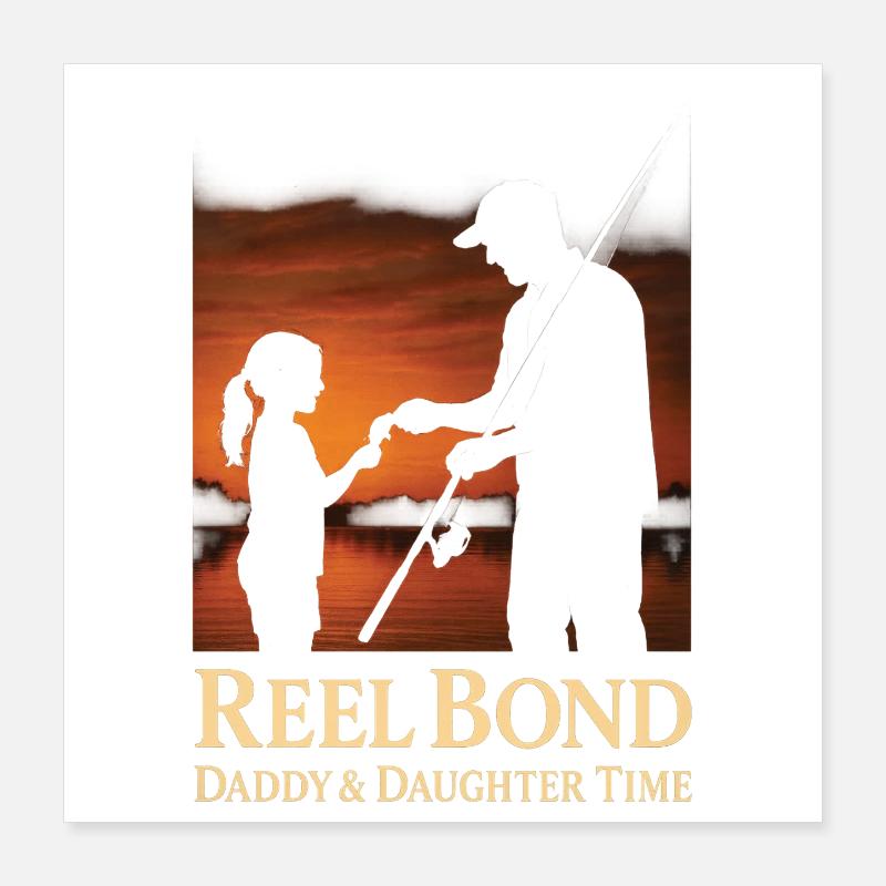 Reel Bond Daddy & Daughter Time Poster 40 x 40 cm