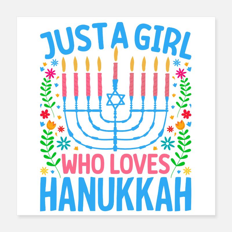 Hanoucca Poster 40 x 40 cm