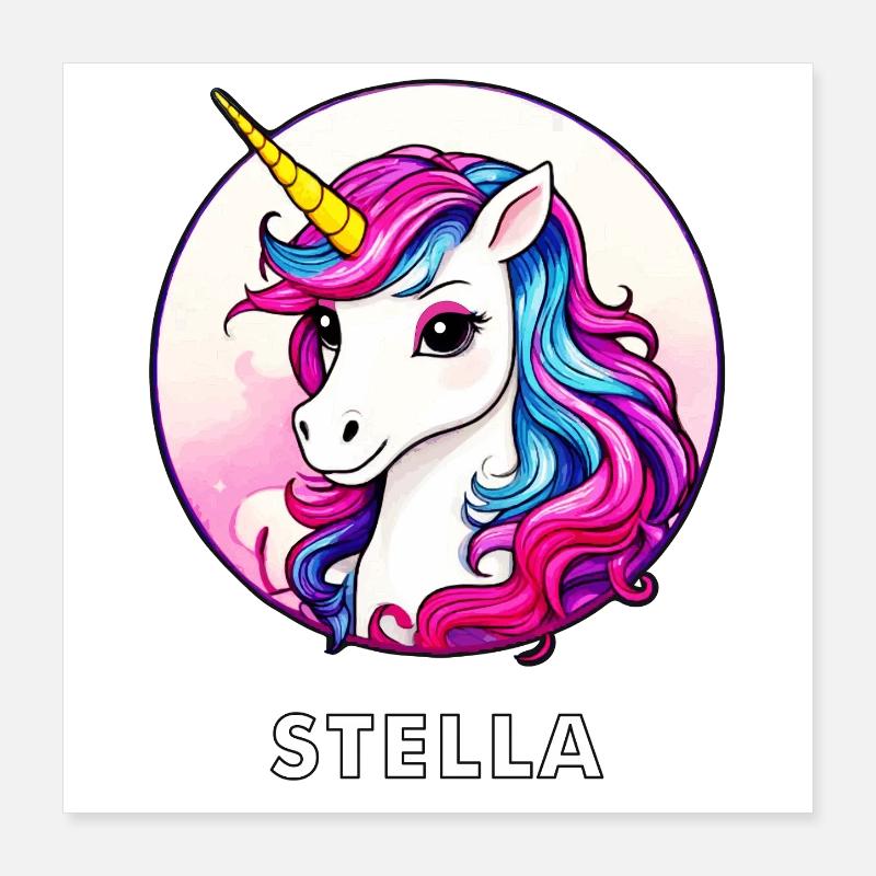 UNICORN Stella Poster 40 x 40 cm