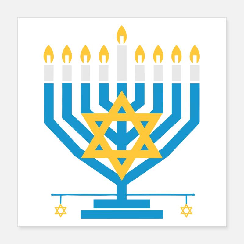 Hanukkah  Poster 40x40 cm