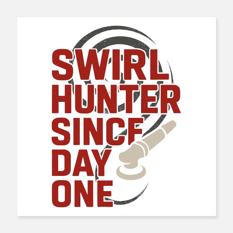 Auto Detailer Buffer Pro Paint Poster 40x40 cm