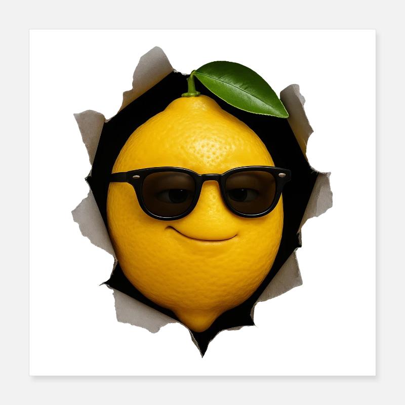 citron Poster 40 x 40 cm