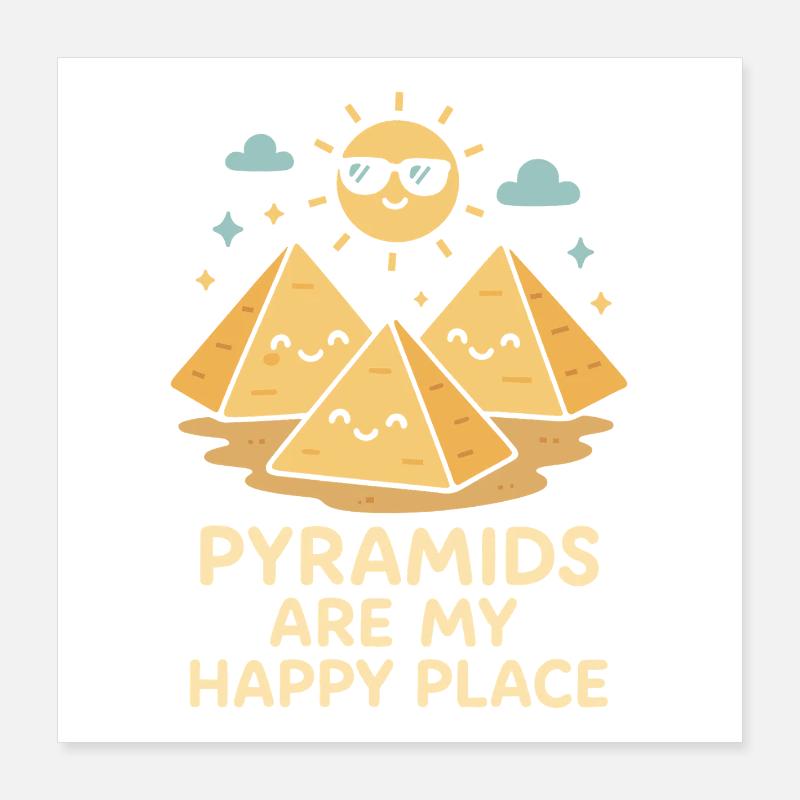 Pharaoh Archaeology in Ancient Egypt Poster 16" x 16" (40x40 cm)