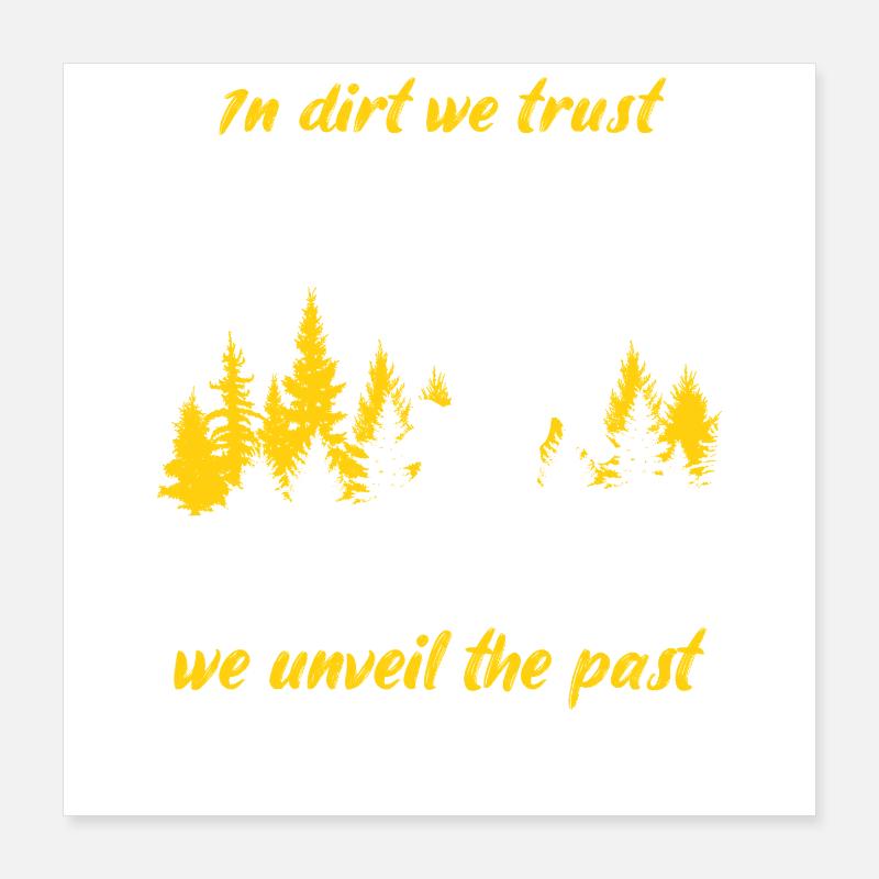 pêche sur terre Poster 40 x 40 cm