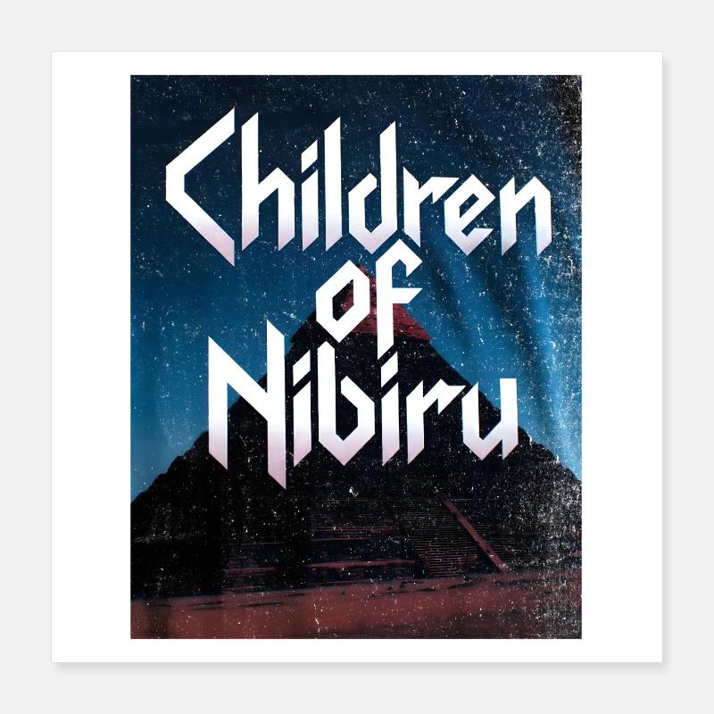 Enfants de Nibiru Poster 40 x 40 cm