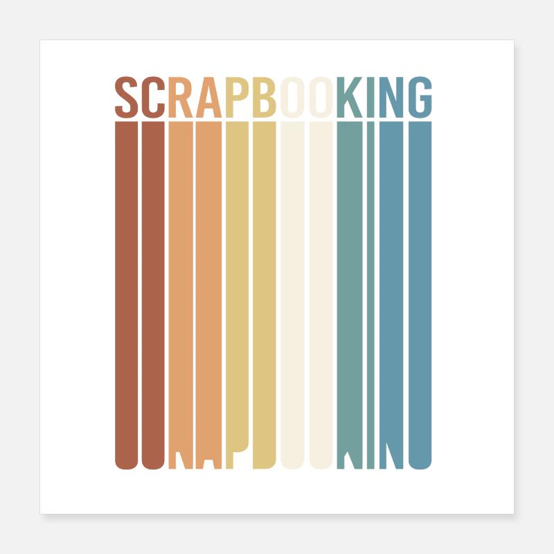 Scrapbooking Scrapbook Poster 40x40 cm