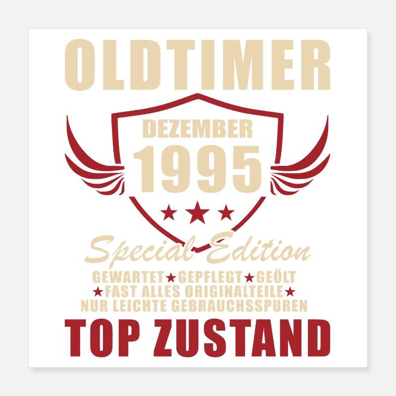 Oldtimer Spécial décembre 1995 Poster 40 x 40 cm