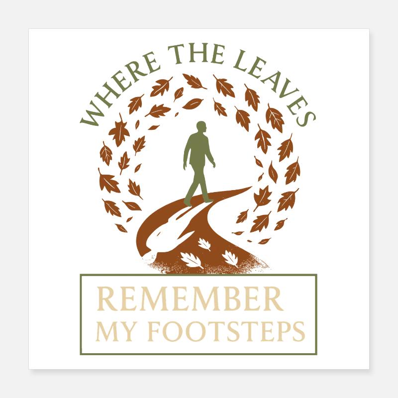 Remise à zéro mentale, Forest Walk Overthinker Poster 40 x 40 cm