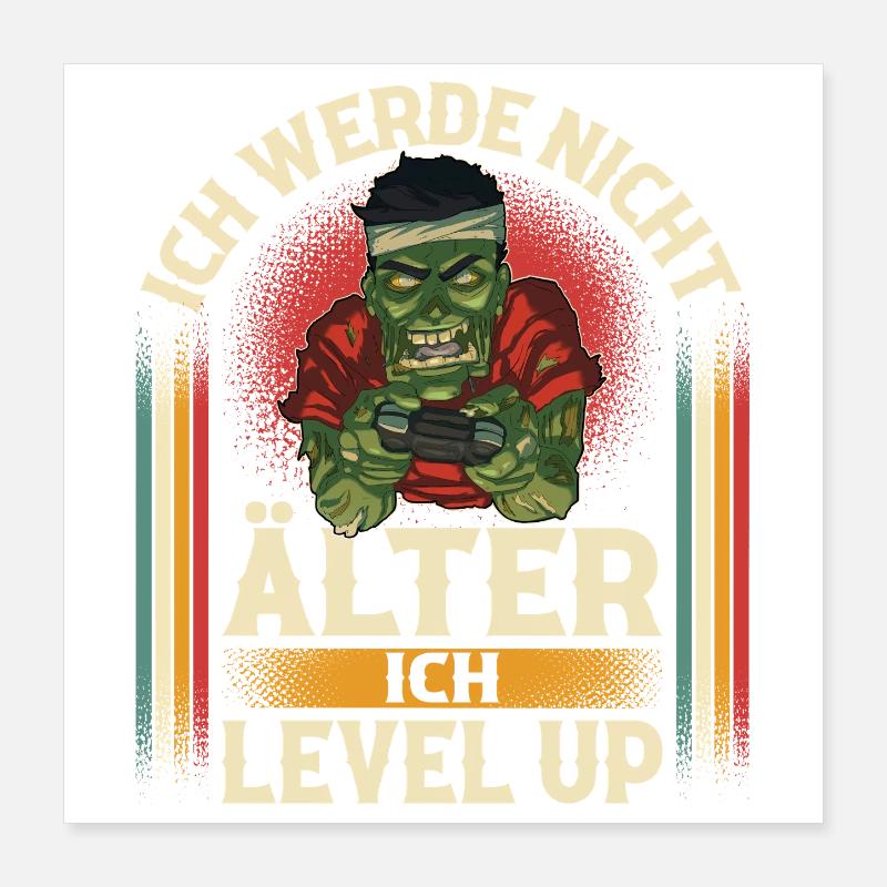 Gamer Gaming Poster 40x40 cm