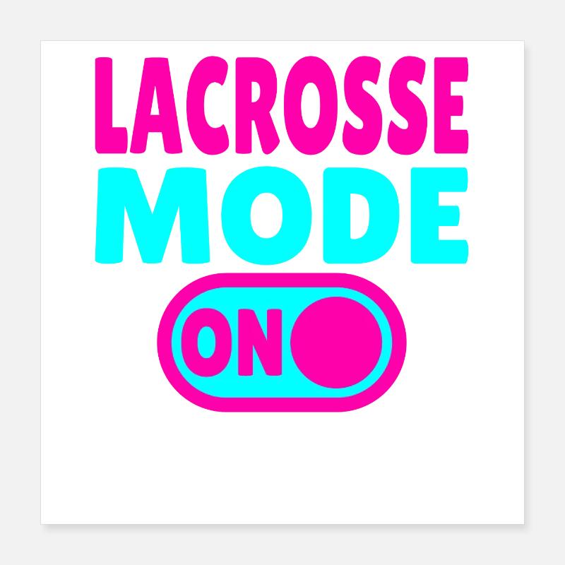 Mode crosse activé Poster 40 x 40 cm