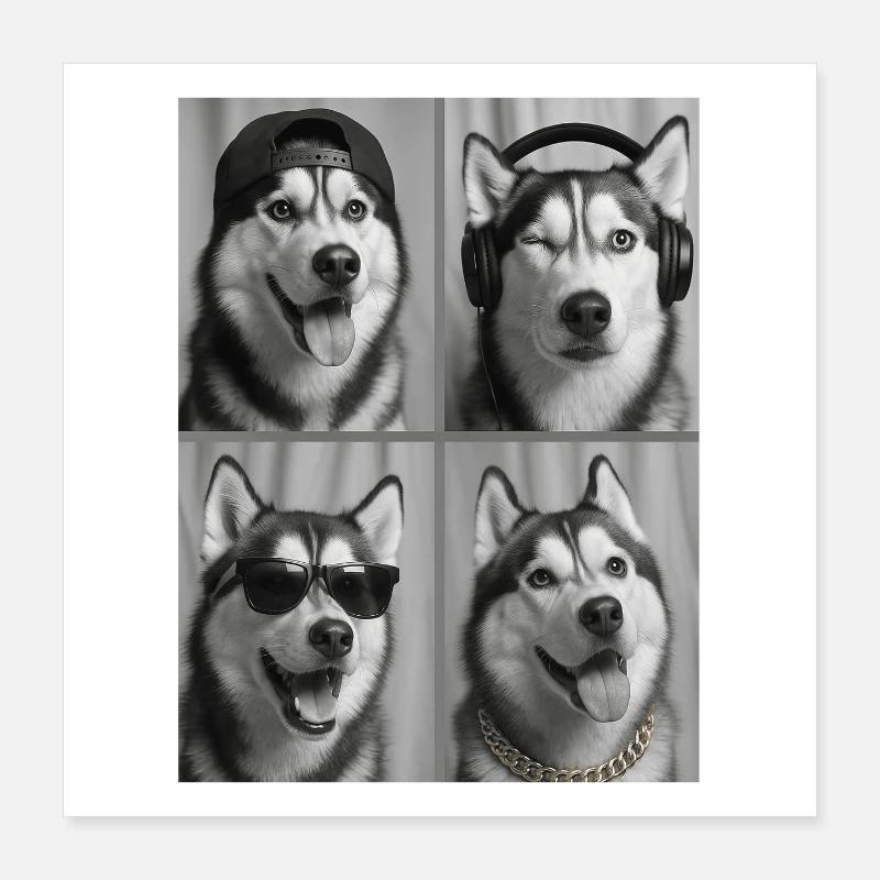 Rauque Poster 40 x 40 cm