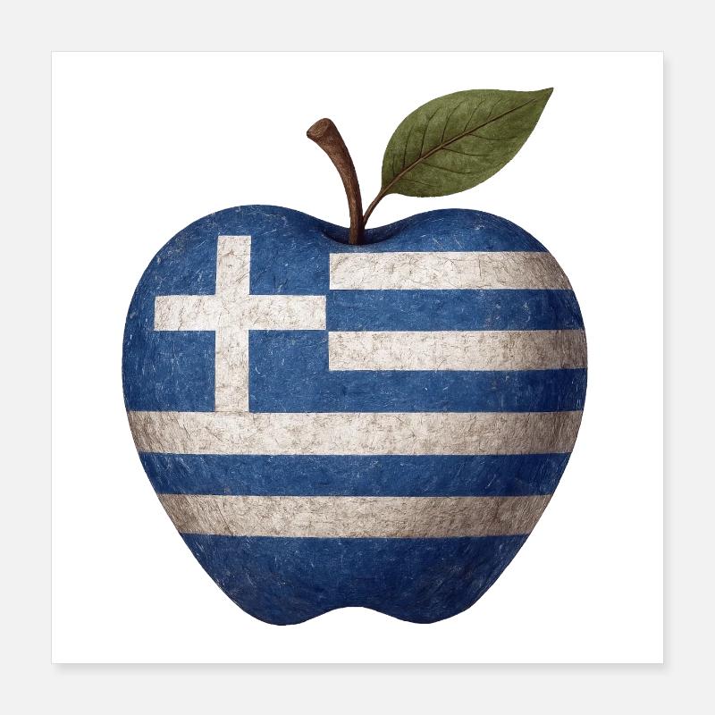 Grèce Poster 40 x 40 cm