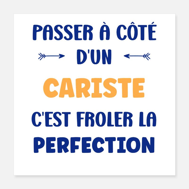 Perfekter Gabelstaplerfahrer in Aktion Poster 40x40 cm