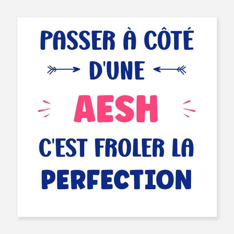 aesh Poster 40 x 40 cm