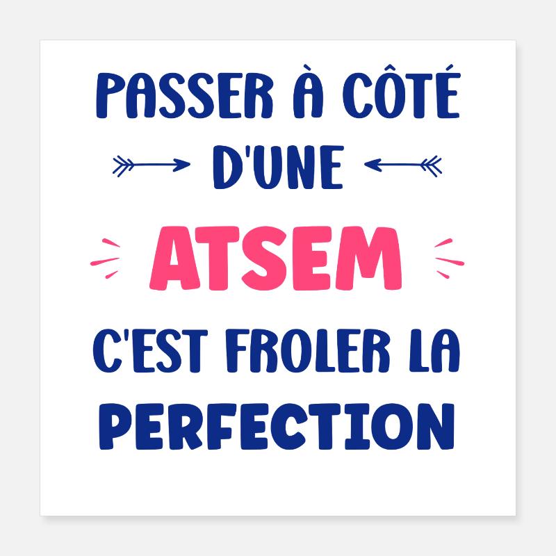 ATSEM Poster 40x40 cm