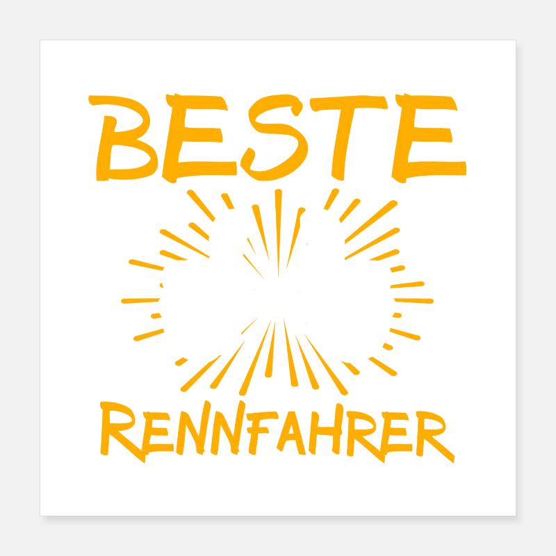 Idée de cadeau pour coureur Poster 40 x 40 cm