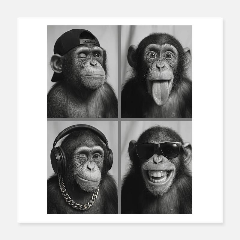 Affee Poster 16" x 16" (40x40 cm)