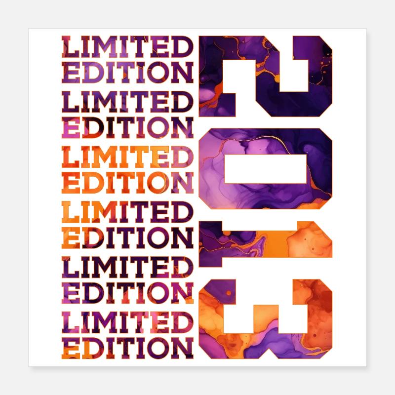 13TH BIRTHDAY LIMITED EDITION 2013 Poster 16" x 16" (40x40 cm)