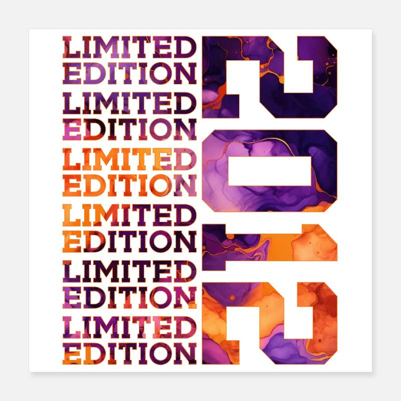 14E ANNIVERSAIRE ÉDITION LIMITÉE 2012 Poster 40 x 40 cm