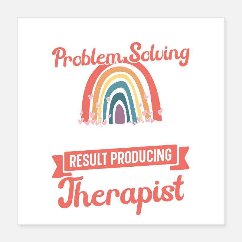 Therapeutische Freizeit muss RT Freizeit haben Poster 40x40 cm
