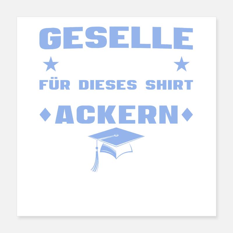 Journeyman 2026 Lange Ackern - completed training Poster 16" x 16" (40x40 cm)