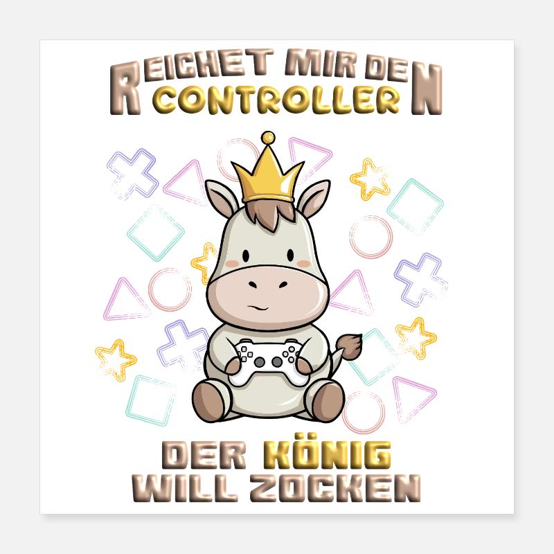 Gaming Master Poster 16" x 16" (40x40 cm)