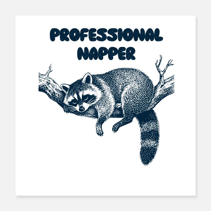 Dormeuse professionnelle Poster 40 x 40 cm