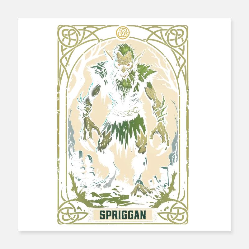 Spriggan Mythological Creatures Poster 16" x 16" (40x40 cm)