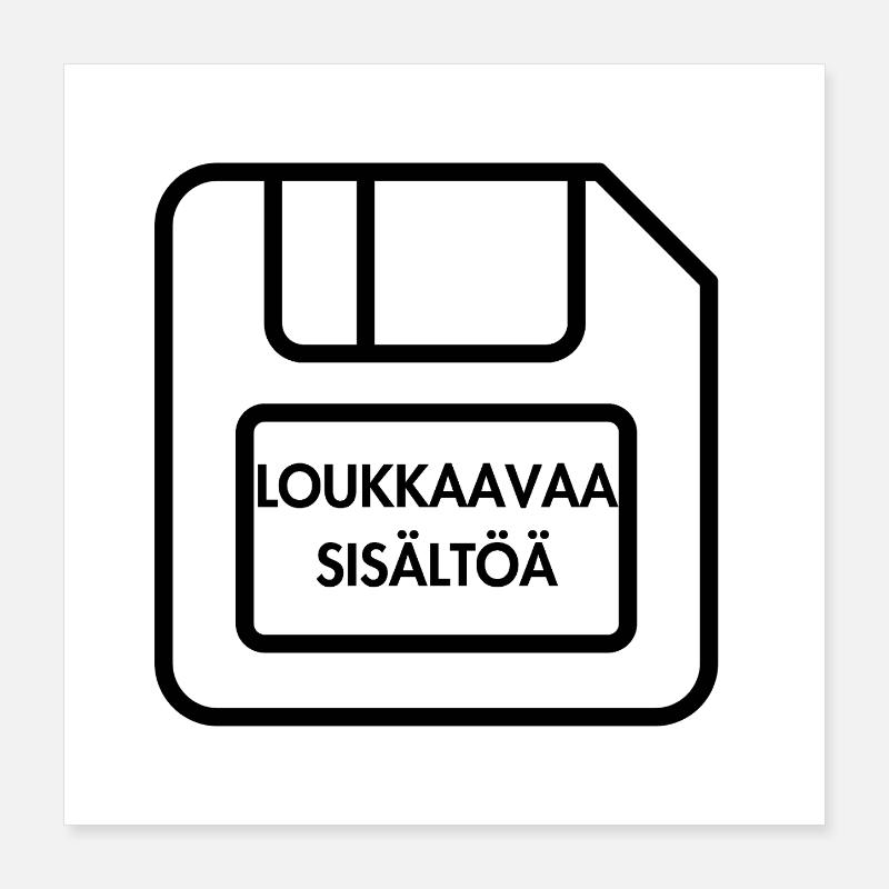 Offensive content Poster 16" x 16" (40x40 cm)